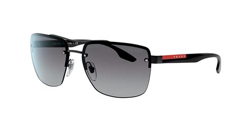 Prada Linea Rossa PS 60US Lifestyle 62 Grey Gradient & Black 